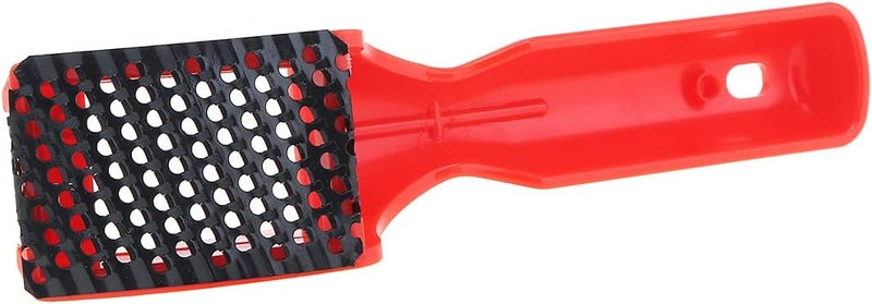 Omninmo 2pcs Surform Shaver Handy Hand Filing Razor Hand Tools Second-Cut Tooth Mill File Hand Plane Mini File Hand File, Red & Yellow - Image 3